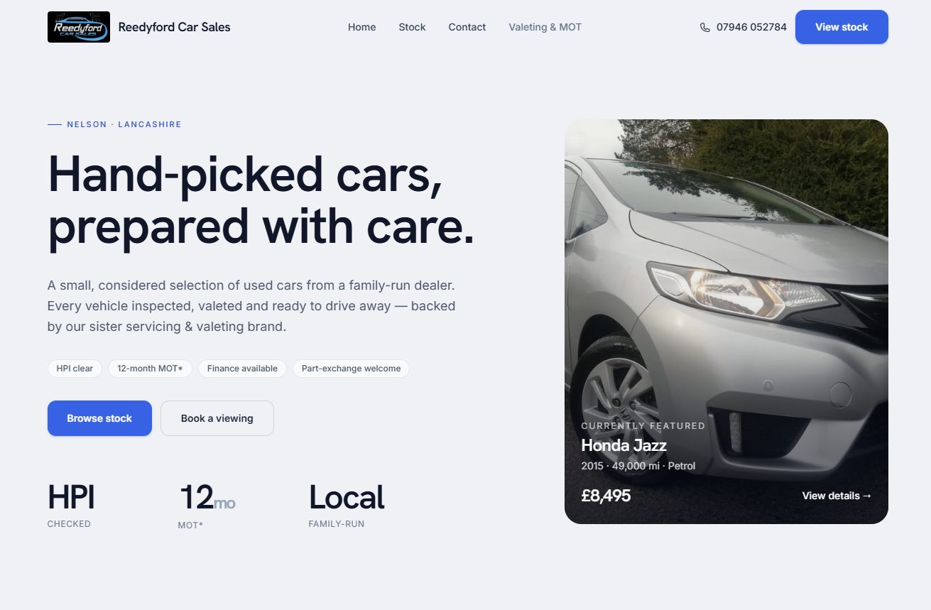 Reedyford Car Sales