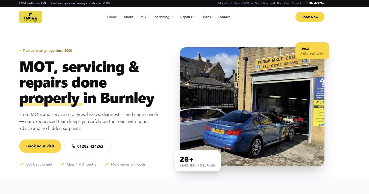 Forge MOT & Tyre